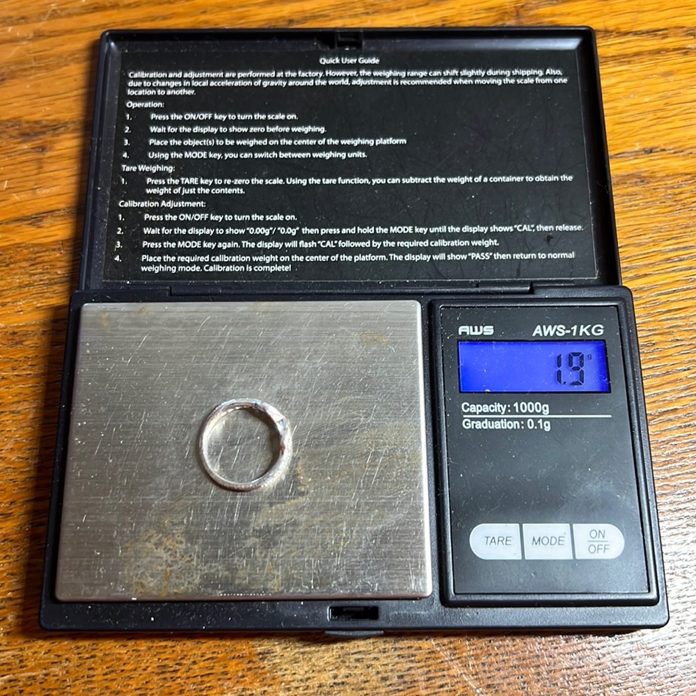 Sterling Silver Figure 8 Cubic Zirconia Ring with Inscription…I Chose Strength… - Picture 17 of 17